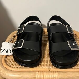 NWT Zara Women’s Leather Sandals